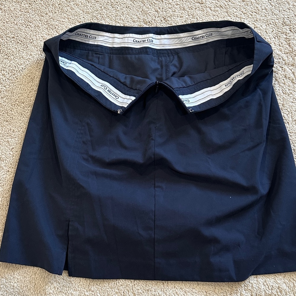 Charter Club Women's Dark Blue Pencil Skirt